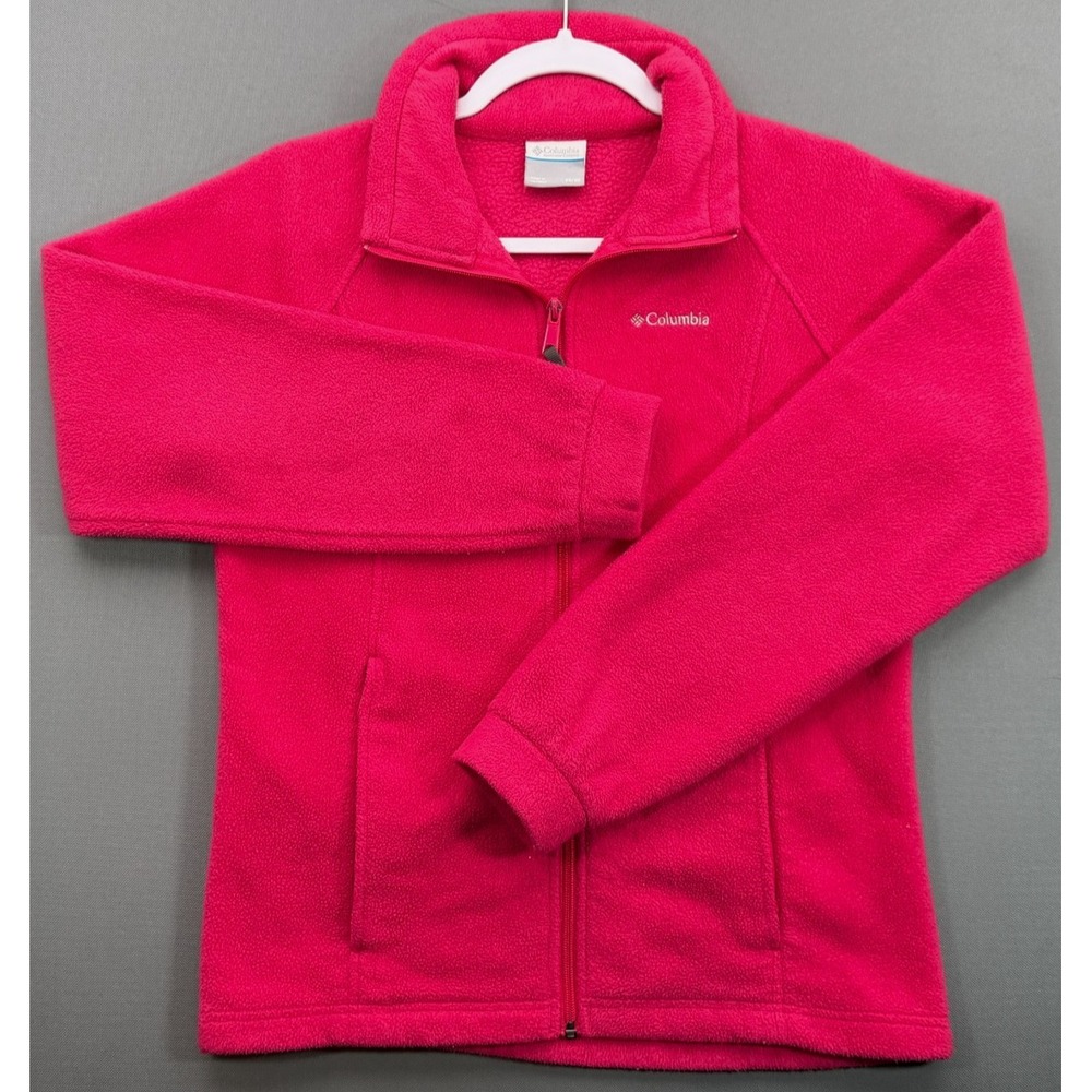 Columbia Benton Springs Fleece Jacket Hot Pink Full Zip WG6376 | Girls 14/16 XL
